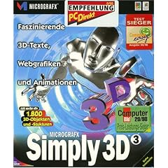 Simply 3D 3/dt. CD NT95 zur Erstellung von 3D-Texten u. Grafiken