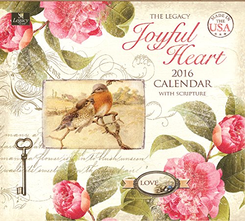 Legacy Publishing Group 2016 Wall Calendar, Joyful Heart (WCA19943)