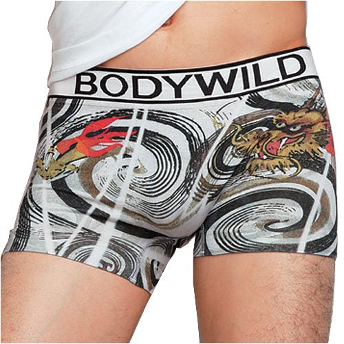 Cover image : グンゼ BODY WILD JAPANESE_STYLE 【龍】 ボクサーブリーフ 前閉じ　BWJ480S