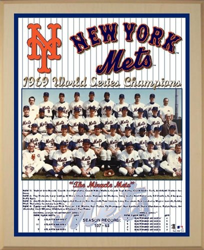 New York Mets Large Healy Plaque - 1969 World Series Champs
