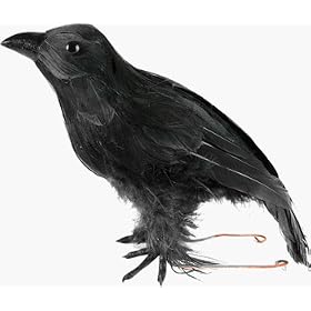 Spooky Halloween Crow Prop