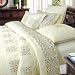 Bohemian Embellished Blocks - Ivory, Quilt Sham, Euro (26 x 26)