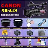 Canon XH-A1s 3CCD HDV Camcorder + SSE Huge Battery, Lens & Tripod Complete Accessories Package (Everythng you Need)