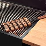 Charcoal Companion Non-Stick Adjustable Sausage Grilling Basket