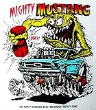 Rat Fink MIGHTY MUSTANG Hot Rod Decal / Sticker