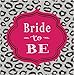 Creative Converting 16 Count Bridal Bash Lunch Napkins, Pink/Black