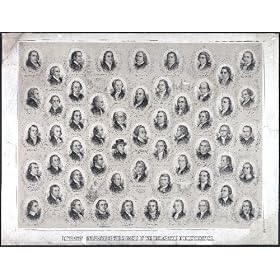 Portraits & autographs of the signers of the Declaration of Independence (Reprint measured in inches 24 x 18)