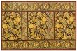 Laser Printed Split Bamboo Gourds 3' x 5' Veranda Rug
