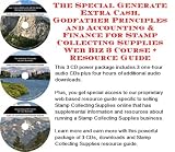  : The Special Generate Extra Cash, Godfather Principles and Accounting & Finance for Stamp Collecting Supplies Web Biz 3 Course + Resource Guide