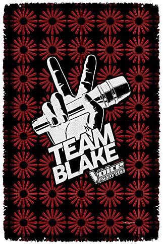 The Voice Team Blake Woven Throw White One Size