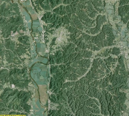 Scioto County Ohio Aerial Photography on CD
