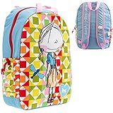 Girls Hablando Sola Girls Colorful School Backpack [並行輸入品]