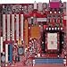 Electronics : PC Chips K8 Motherboard and AMD Sempron 754 2800+ Processor with Heatsink and Fan