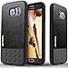 Caseology Riot for Galaxy S6 Case (2015) - Premium Leather - Black