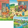 Kinder auf dem Land, 2 x 20 Teile Puzzle