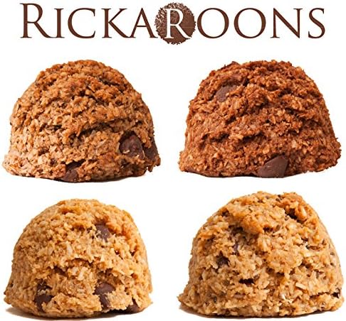 Rickaroons Organic Grain-free, Gluten-free Macaroons, 4 Flavor Sampler Pack