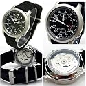 Seiko Wrist Watches-Seiko 5 Military Automatic Mechanical Self-Winding NYLON STRAP SNK809K2 Water Resistance Men's Watch
