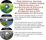 The Special Super Marketing, Godfather Principles and Accounting & Finance for Crossword Puzzles On-line Businesses 3 CD Pack