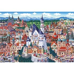 【クリックで詳細表示】1000マイクロピース ドイツ 名所大集合 ！ M81-509