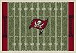 Tampa Bay Buccaneers 3' 10" x 5' 4" NFL Home Field Area Rug