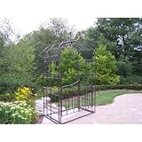 Oakland Living® Gothic Arbor with Gate and Base