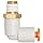 SMC KQ2L Push-to-Connect Tube Fitting, 90 Degree Elbow, PBT & Brass Body, Tube OD x NPT Male, With Sealant, Inch