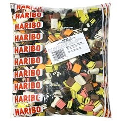 Haribo Gummy Candy, Licorice Allsorts, 6.6-Pound Bag