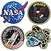 Oyster-Patch 4pcs NASA Meatball 100th Space Shuttle Mission Tactical Patch (Apollo 11 4pcs)