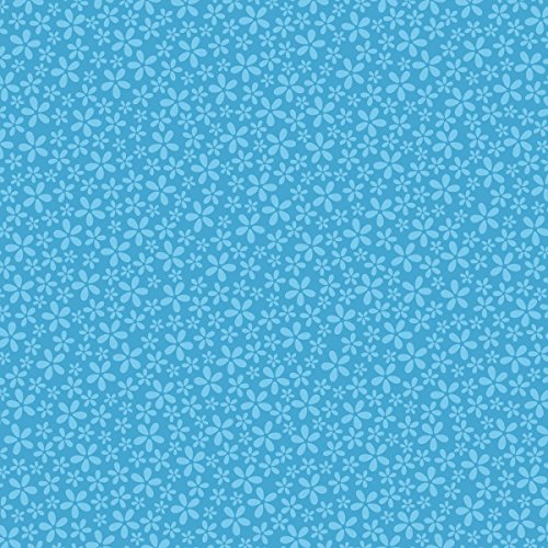 CORE'DINATIONS GX-2300-35 Paper Core Basics Pattern Flower, 12" X 12", Light Blue