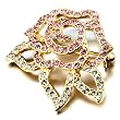 Swarovski Crystal Peony Brooches & Pins