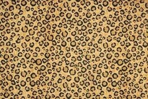 LA Rug Leopard Skin Rug 5'3"x7'6