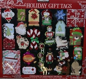 60 Hand Made Holiday Gift Tags