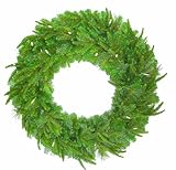 IMAGE OF Barcana 36-Inch Battery-Operated Indoor-Outdoor Christmas Christmas Wreath with 20 LED M-6 Soft White Mini Lights