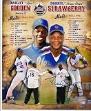 Autographed/Hand Signed Doc Gooden & Darryl Strawberry New York Mets 8x10 Photo