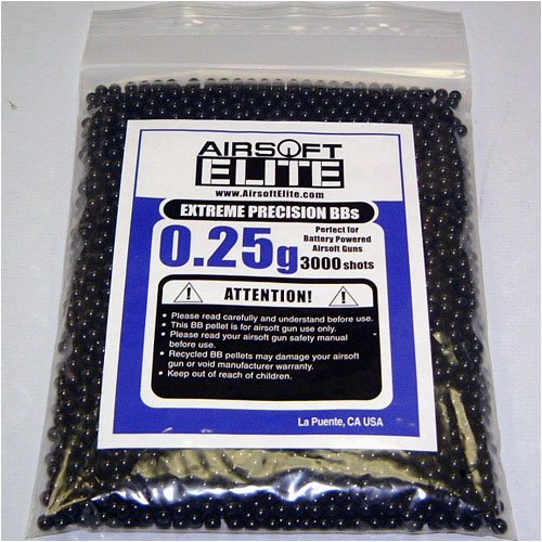 Airsoft Elite Precision 0.25g 3000 Black