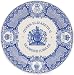 Spode Blue Room Diamond Jubilee Queen Elizabeth II 'Dresser' Plate Limited Edition