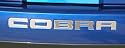 2003-04 FORD MUSTANG COBRA REAR BUMPER VINYL INSERTS Decals Letters - 37 Colors to choose from (Color :: Chrome Mirror Silver)
