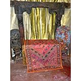 AniversaryGift-sariMotiIndianPinkTapestryThrowWallHanging60X40InchesFreeShipping