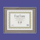 Floating Certificate Frame, 11x14, Walnut Frame (NUD35380M)