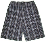 Quiksilver Brown and Blue Plaid Shorts 4T