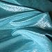 Sky Blue Fabric with Silver Threaded Shimmering Ice Pattern (1 yd)