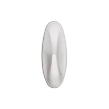 Command Medium Designer Hooks, White, 2-Hook