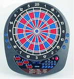 Elektron. Dartscheibe in Wettkampfformat und Optik mit Masterout