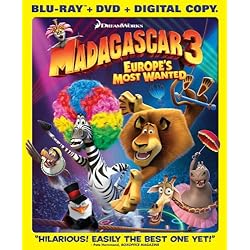 Madagascar 3: Europe's Most Wanted (Blu-ray/DVD Combo + Digital Copy)