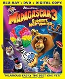 Madagascar 3: Europe's Most Wanted (Blu-ray/DVD Combo + Digital Copy)