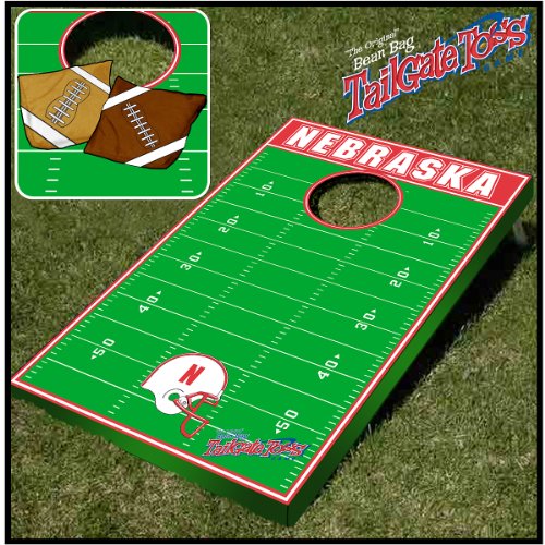 Nebraska Tailgate Toss Cornhole Beanbag Game