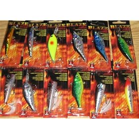 12 BLAZE Crankbait lures fishing tackle Crank baits