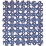 Blue Dbl Wedding Ring, Quilt King 95X 105 by Patch Quilts