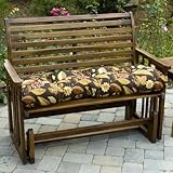 Greendale Home Fashions 46-Inch Outdoor Swing/Bench Cushion, Timberland Floral