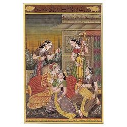 Asian Art Miniatures India Folk Paintings Wall Decor
